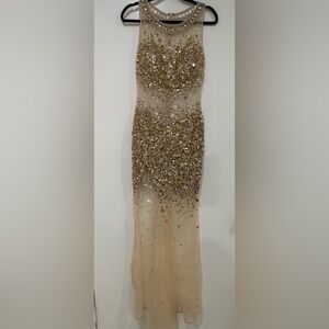 Size 8/10 mesh dress with crystals